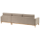 Beliani Corner Sofa 4 Seater SIGGARD Fabric Taupe Left Hand 5
