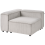 Beliani Corner Seat ARDAL Corduroy Taupe Right Hand 5