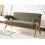 Beliani Sofa 2 Seater TAMRE Boucle Green/ Light Brown 2