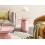 Beliani Side Table TORRENS Metal Pastel Pink 2