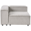 Beliani Corner Seat ARDAL Corduroy Taupe Right Hand 4