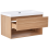 Beliani Vanity Unit with Basin 80 cm Light Brown BERBICE 4