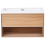 Beliani Vanity Unit with Basin 80 cm Light Brown BERBICE 5
