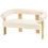 Beliani Sofa 2 Seater ILBRO Boucle Off-White/ Light Brown 5