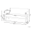 Beliani Sofa 2 Seater TAMRE Boucle Black/ Light Brown 3