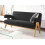 Beliani Sofa 2 Seater TAMRE Boucle Black/ Light Brown 2