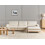 Beliani Corner Sofa 4 Seater SIGGARD Boucle White Left Hand 3