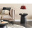 Beliani Side Table TORRENS Metal Black 2
