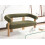 Beliani Sofa 2 Seater ILBRO Boucle Green/ Light Brown 2