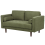 Beliani Sofa 2 Seater NURMO Fabric Dark Green 4