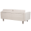 Beliani Sofa 3 Seater NURMO Fabric Light Beige 6