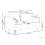 Beliani Sofa 2 Seater NURMO Fabric Taupe 4