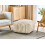 Beliani Pouffe ALMATTI Fabric Beige 7