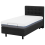 Beliani Adjustable Bed Fabric DUKE 90 x 200 cm (EU Single) Dark Grey 8