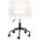 Beliani Desk Chair SANILAC II Boucle Off-White 5