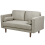 Beliani Sofa 2 Seater NURMO Fabric Taupe 2