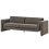 Beliani Sofa 3 Seater MAUNU Velvet Graphite Grey 2