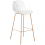 Beliani Set of 4 Bar Chairs KLEVE White 2