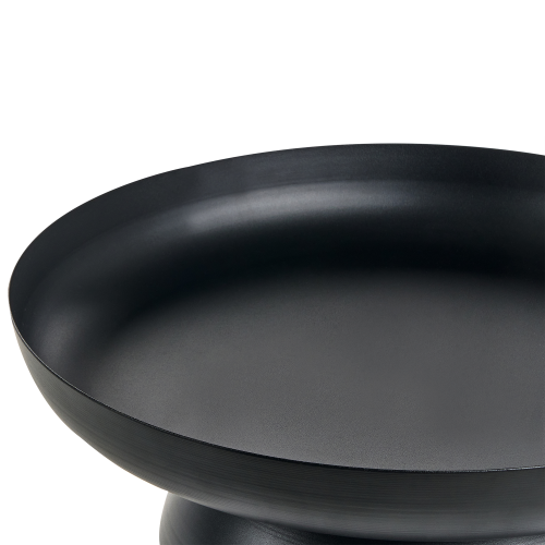 Beliani Side Table TORRENS Metal Black 1