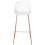Beliani Set of 4 Bar Chairs KLEVE White 3