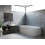 Beliani Corner Bath RENACA Right Hand 1700 x 790 mm White 2