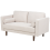 Beliani Sofa 2 Seater NURMO Fabric Light Beige 5