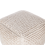 Beliani Pouffe DAMAN Cotton Light Beige 4