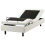 Beliani Adjustable Bed without Headboard Boucle DUKE 80 x 200 cm (EU Small Single) Off-White 4