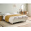 Beliani Adjustable Bed without Headboard Boucle DUKE 160 x 200 cm (EU King Size) Off-White 2