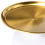 Beliani Side Table DOVE Metal White/ Gold 4