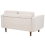 Beliani Sofa 2 Seater NURMO Fabric Light Beige 6
