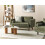 Beliani Sofa 2 Seater NURMO Fabric Dark Green 2