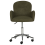 Beliani Desk Chair PRIDDY Boucle Dark Green 5