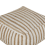 Beliani Pouffe ALMATTI Fabric Beige 4