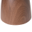 Beliani Side Table WALLIS Tempered Glass Brown/ Black 5