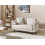 Beliani Sofa 2 Seater NURMO Fabric Light Beige 3