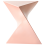 Beliani Side Table PECOS Pastel Pink 4