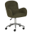 Beliani Desk Chair PRIDDY Boucle Dark Green 4