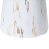 Beliani Side Table WABBY Tempered Glass White Marble 5