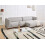 Beliani Corner Sofa 4 Seater VENG Fabric Grey Left Hand 2
