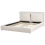 Beliani Bed Fabric BAJONNA 180 x 200 cm (EU Super King) Beige 4