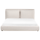 Beliani Bed Fabric BAJONNA 180 x 200 cm (EU Super King) Beige 5