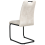 Beliani Set of 4 Dining Chairs CISCO Fabric Light Beige 6