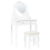 Beliani Dressing Table with Mirror and Stool DIVA White 5