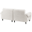 Beliani Sofa 3 Seater WETLAN Fabric Off-White 5