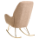Beliani Rocking Chair GULSELE Boucle Beige 6