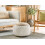 Beliani Pouffe AIZA Cotton White 2