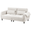 Beliani Sofa 3 Seater WETLAN Fabric Off-White 4