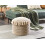 Beliani Pouffe PIRAK Cotton Light Beige 5