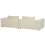 Beliani Sofa 3 Seater LERMON Fabric Beige 5